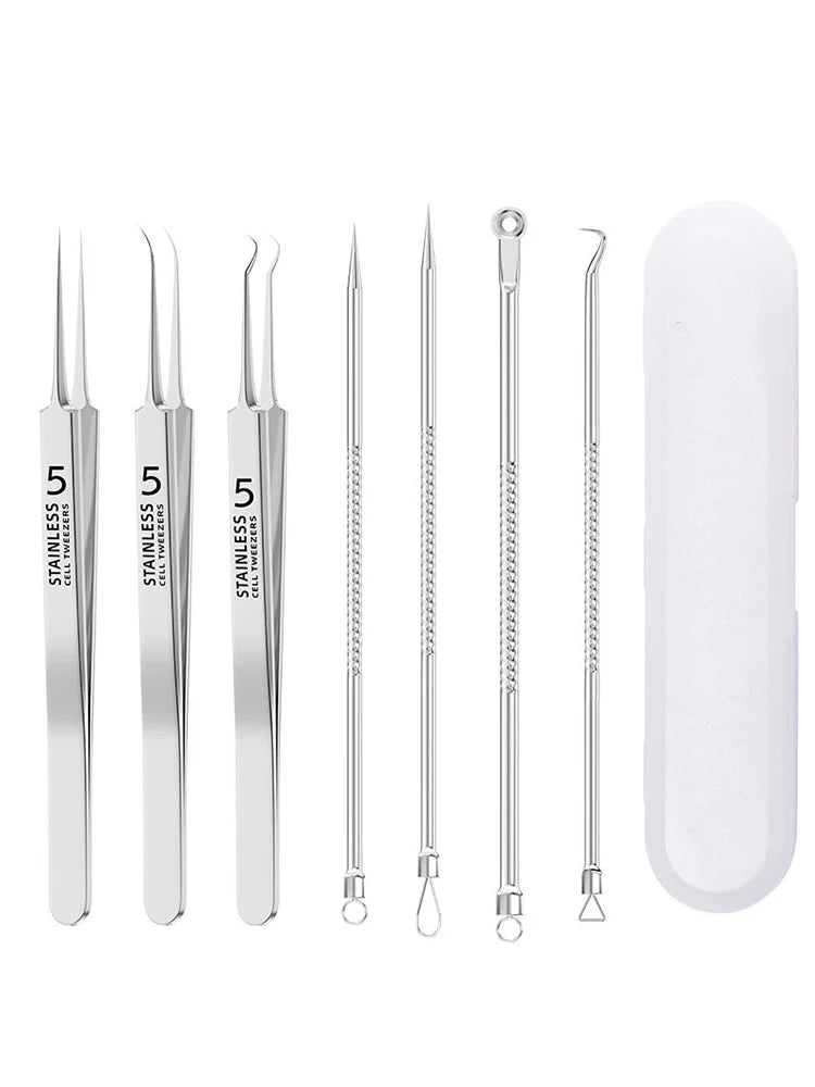 Stainless Steel Acne & Blackhead Removal Tool Set - Mrmora