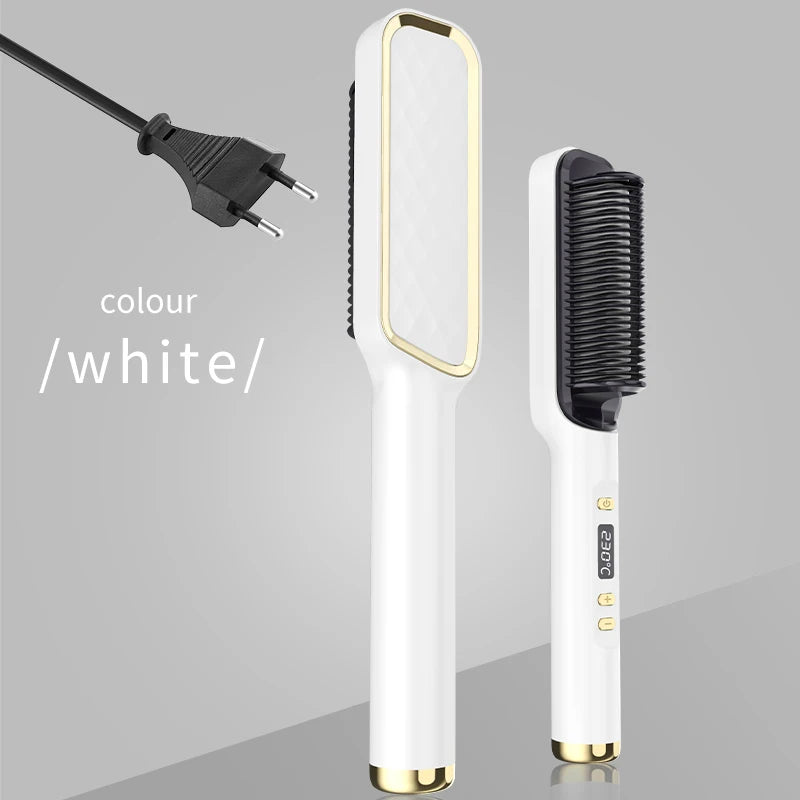 Electric Hot Comb Straightener Brush - Mrmora