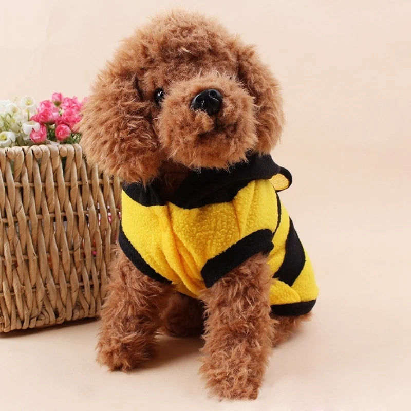 Bee Pet Fleece Hoodie - Mrmora