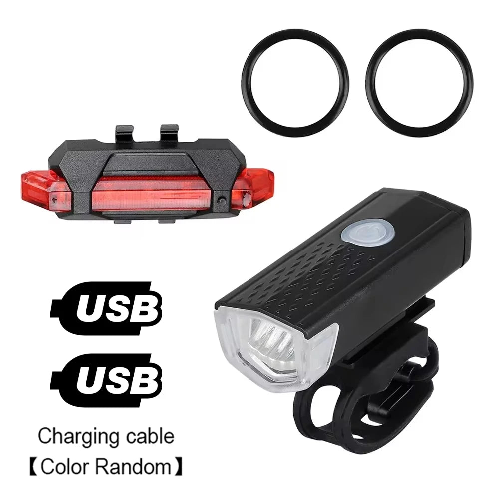 USB Rechargeable Bike Light Set - Mrmora