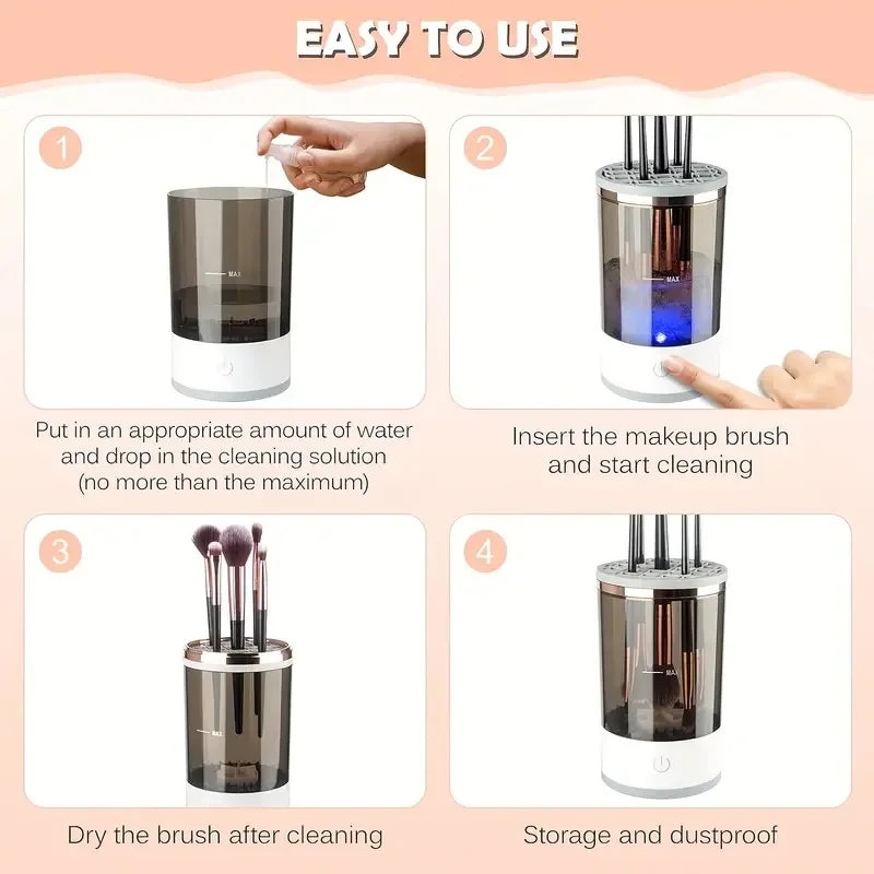 Portable USB Electric Makeup Brush Cleaner - Mrmora