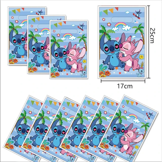 Lilo & Stitch Party Supplies – Plates, Balloons, Banner & Tablecloth for Kids - Mrmora