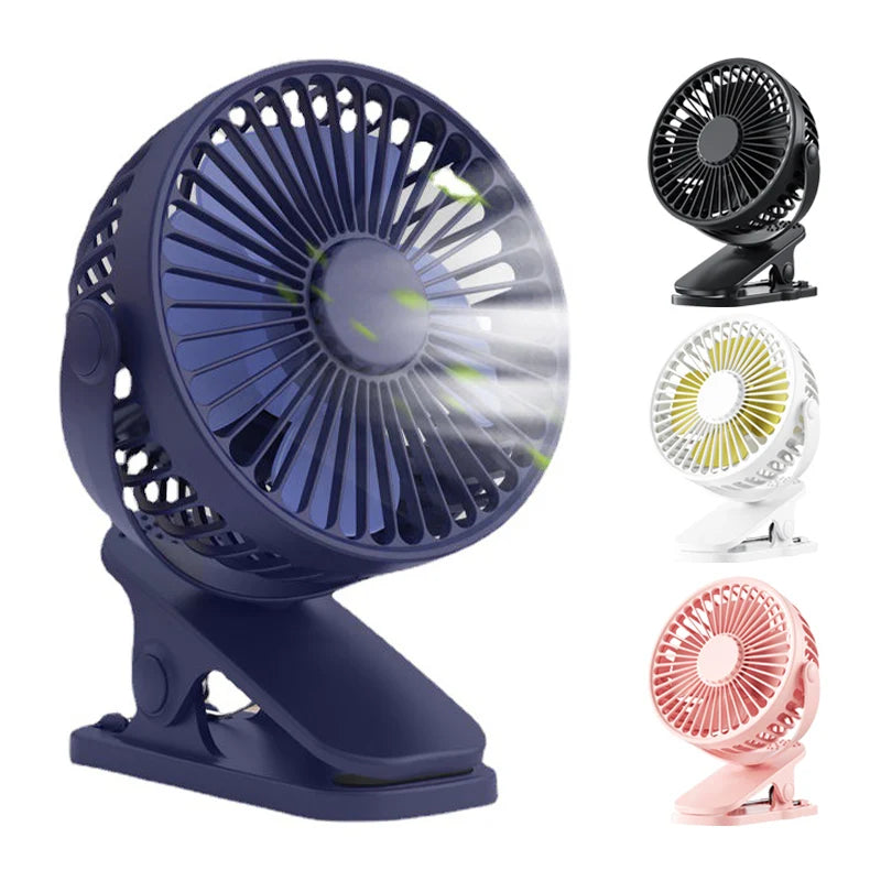 Portable Mini USB Clip Fan – Quiet & Compact Cooling Solution - Mrmora