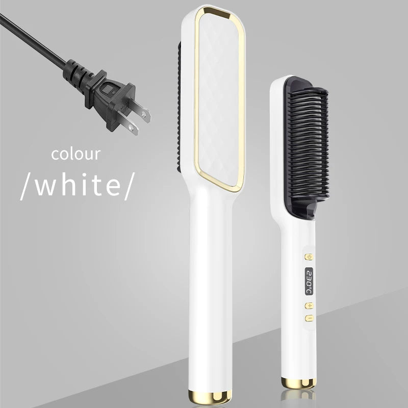 Electric Hot Comb Straightener Brush - Mrmora