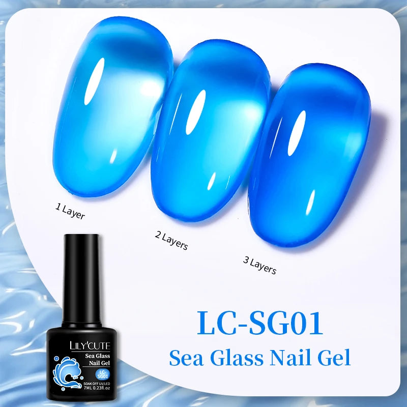 LILYCUTE 100 Colors Nail Gel Polish - Mrmora