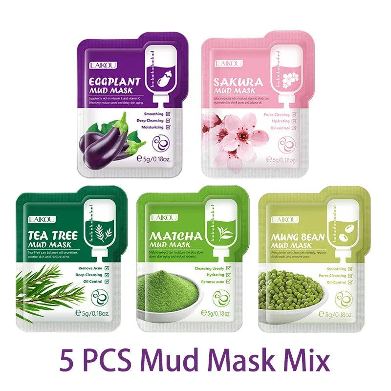 LAIKOU Hydrating Overnight Face Masks – 5-Piece Set - Mrmora