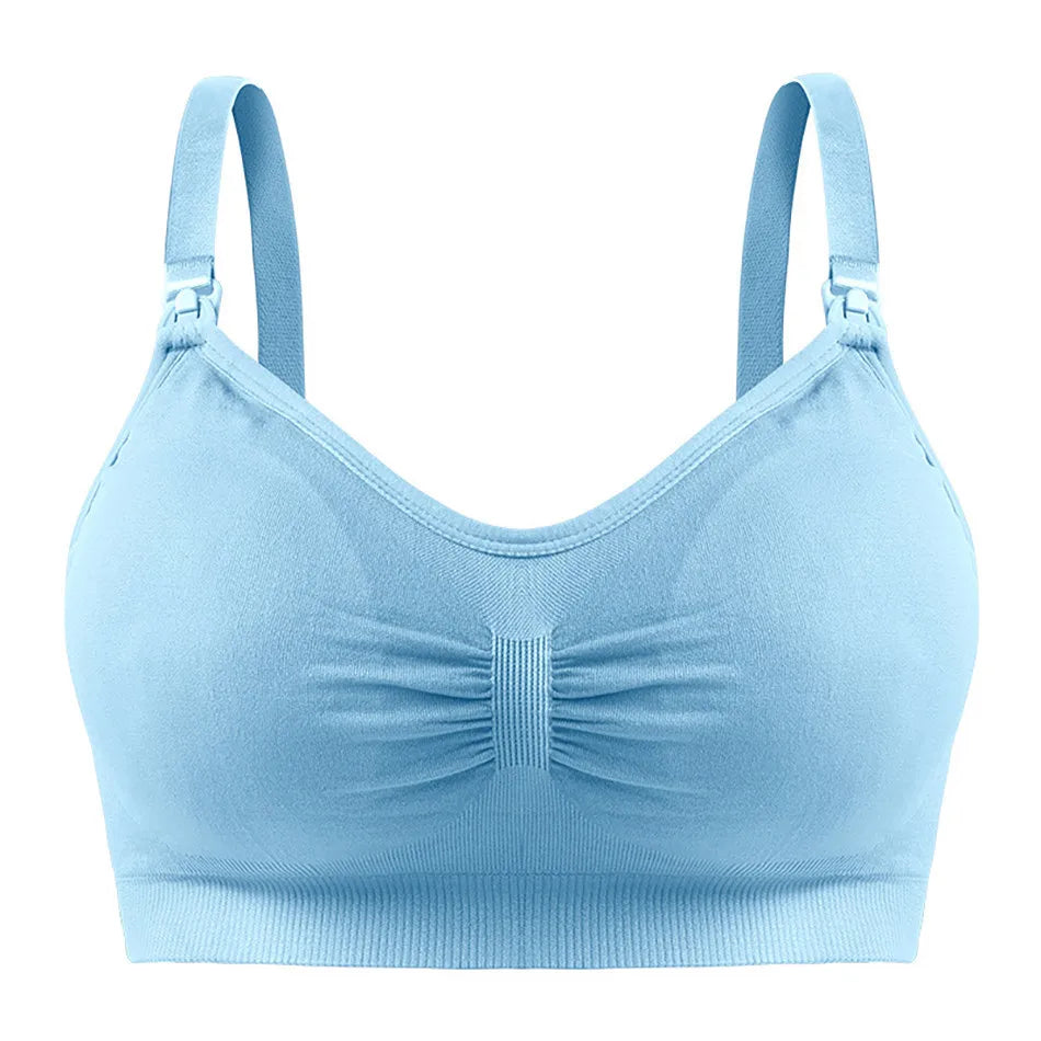 Seamless Maternity Nursing Bra – Comfort & Support - Mrmora