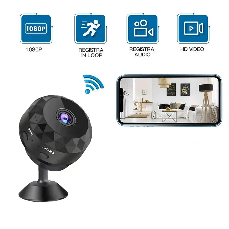 A9 Mini IP Camera – 1080p HD Wireless Security Cam - Mrmora