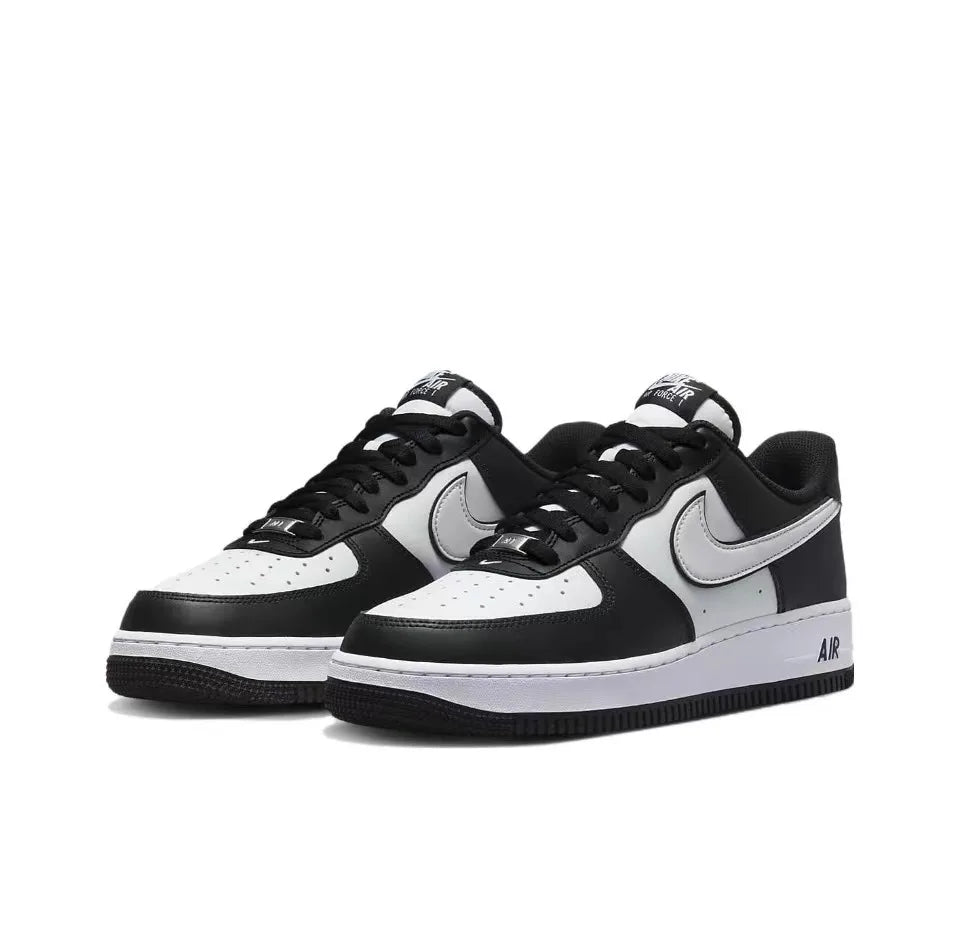 Nike Air Force 1 – Unisex Black & White Casual Sneakers for Skateboarding and Outdoor Sports - Mrmora