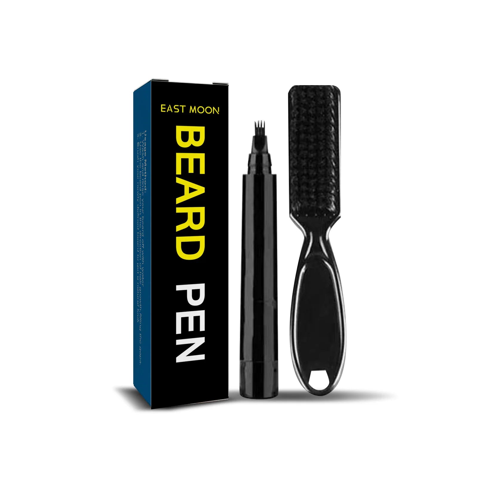 Beard Filler Waterproof Pen Kit – Dark Black Beard Enhancer - Mrmora