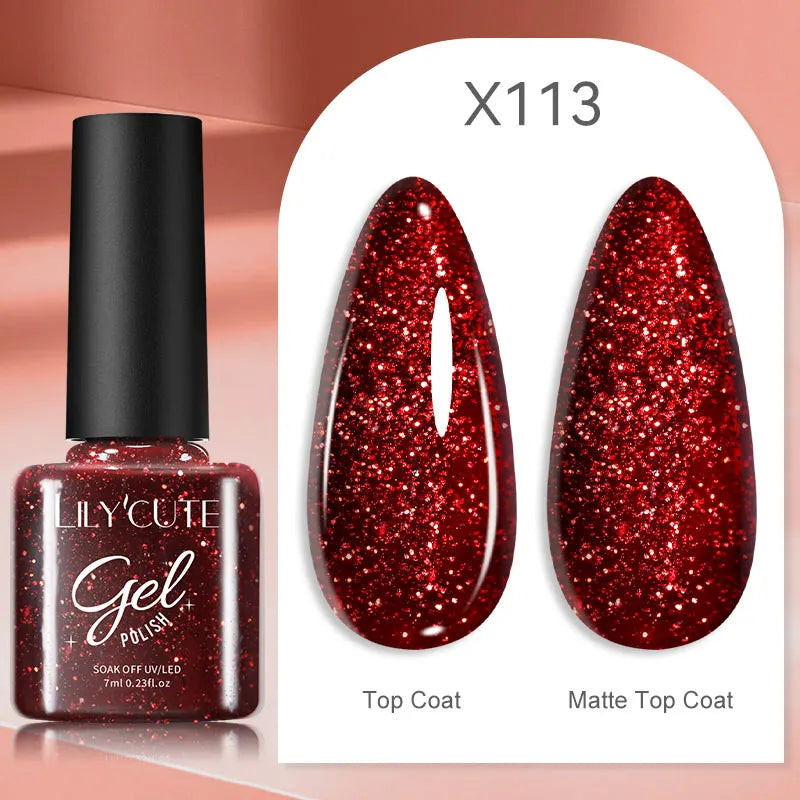 LILYCUTE 100 Colors Nail Gel Polish - Mrmora