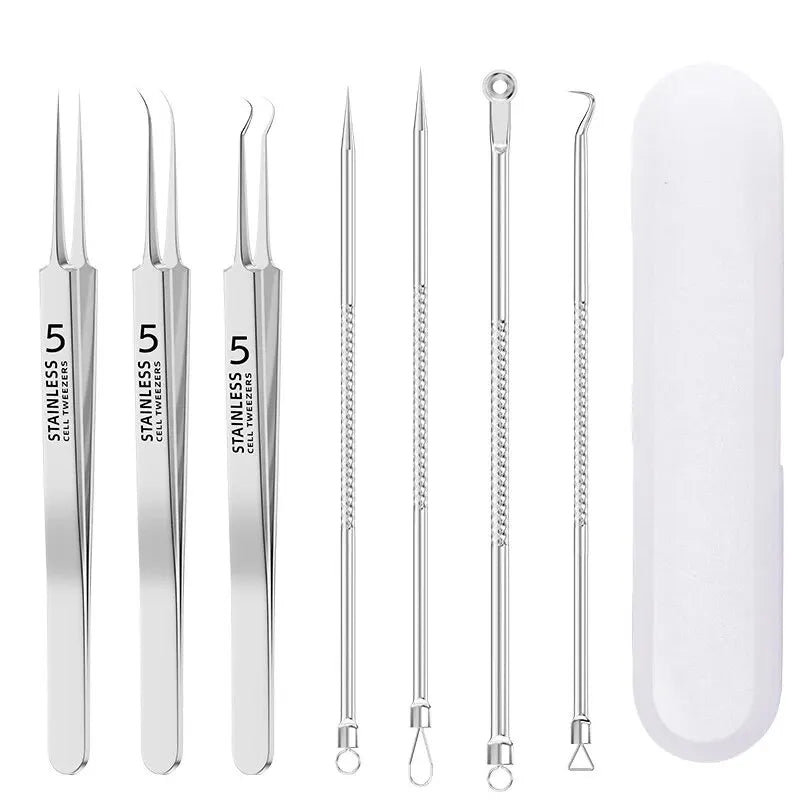 Stainless Steel Acne & Blackhead Removal Tool Set - Mrmora