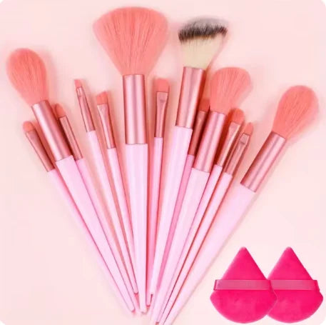 13 PCS Makeup Brushes Set - Soft & Durable Cosmetic Tools - Mrmora