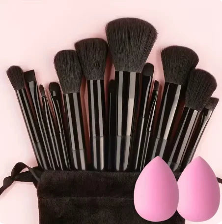 13 PCS Makeup Brushes Set - Soft & Durable Cosmetic Tools - Mrmora