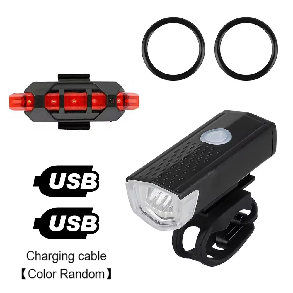 USB Rechargeable Bike Light Set - Mrmora