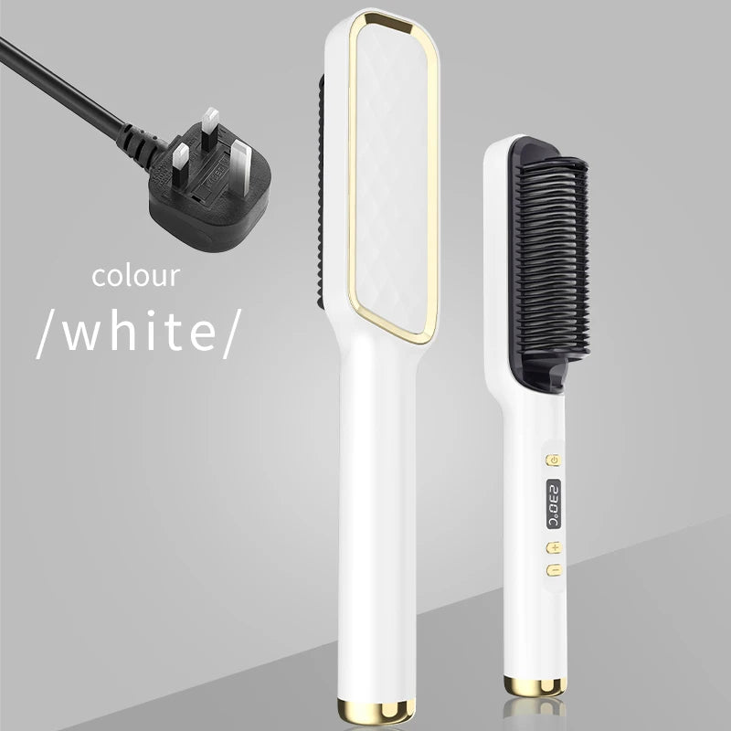 Electric Hot Comb Straightener Brush - Mrmora