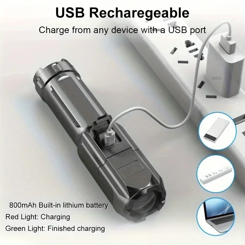 Super Bright USB LED Flashlight - Mrmora