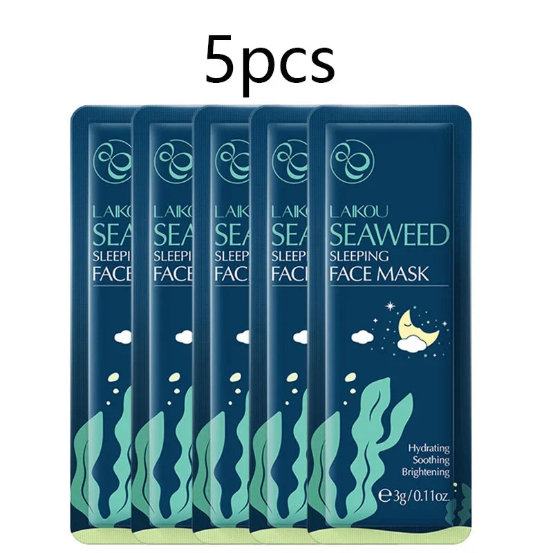 LAIKOU Hydrating Overnight Face Masks – 5-Piece Set - Mrmora