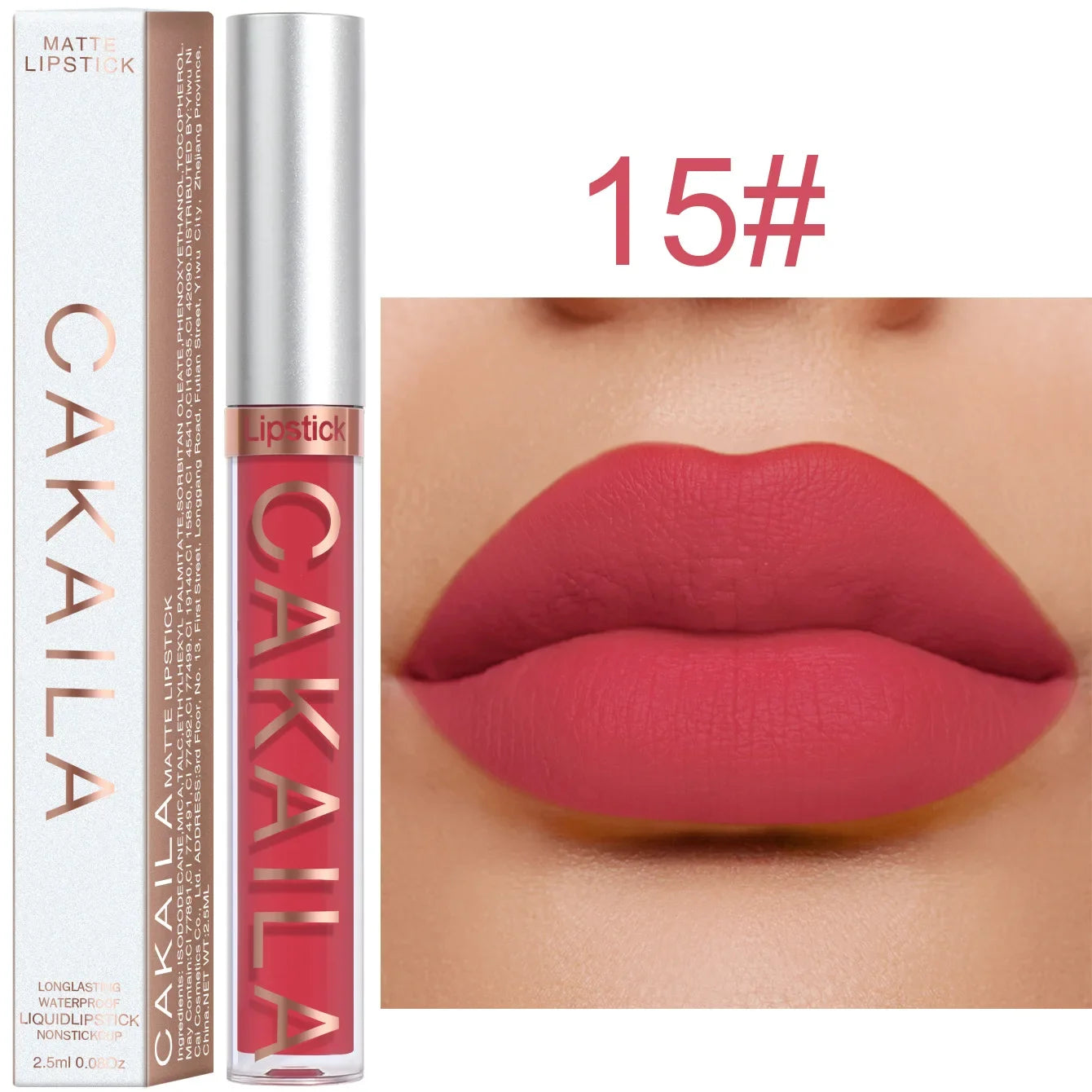 18-Color Matte Liquid Lipstick Set – Long-Lasting & Bold - Mrmora