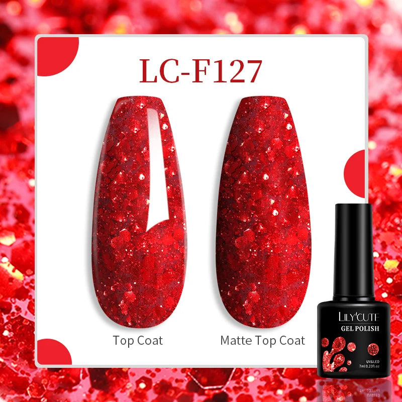 LILYCUTE 100 Colors Nail Gel Polish - Mrmora