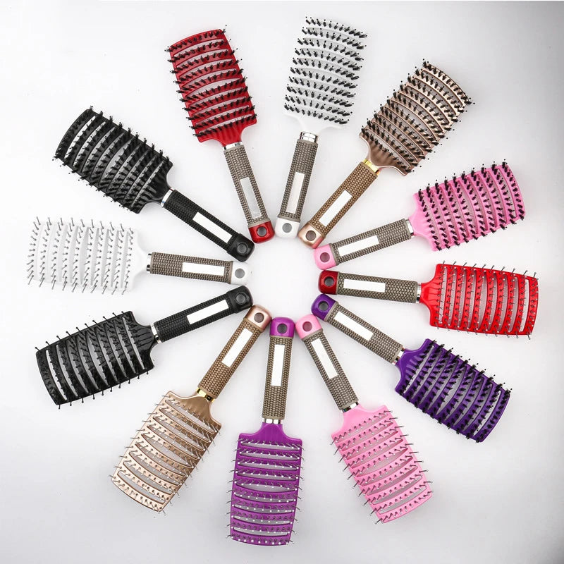 Detangling & Scalp Massaging Hair Brush - Mrmora