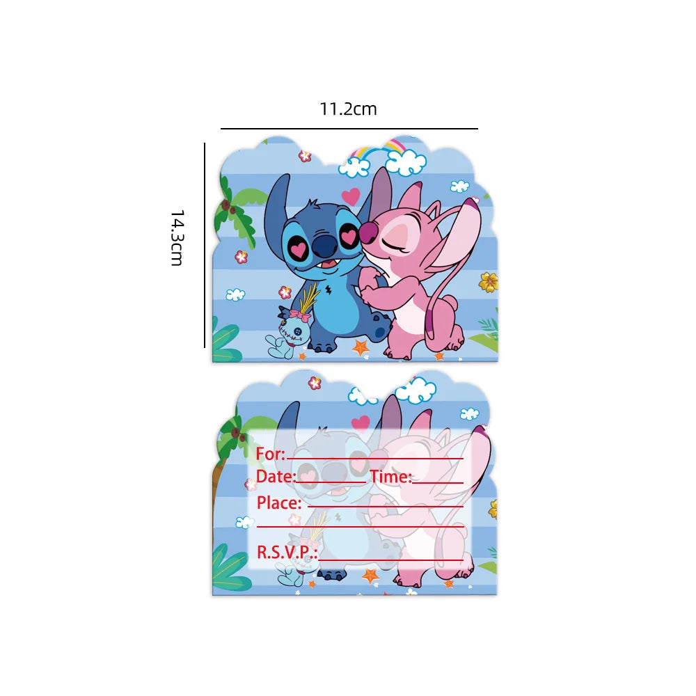 Lilo & Stitch Party Supplies – Plates, Balloons, Banner & Tablecloth for Kids - Mrmora