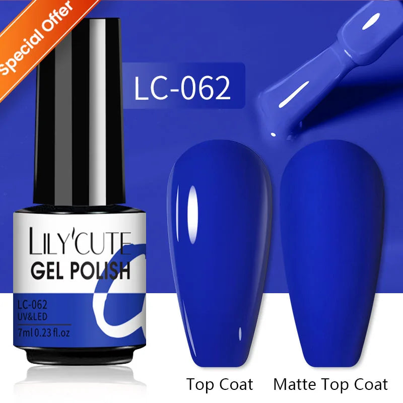 LILYCUTE 100 Colors Nail Gel Polish - Mrmora