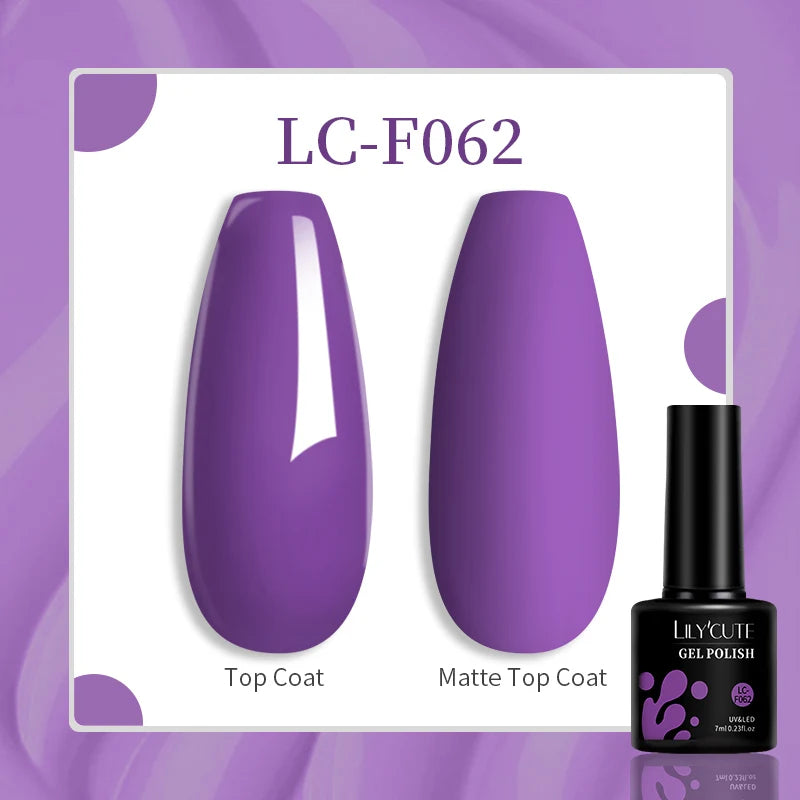 LILYCUTE 100 Colors Nail Gel Polish - Mrmora