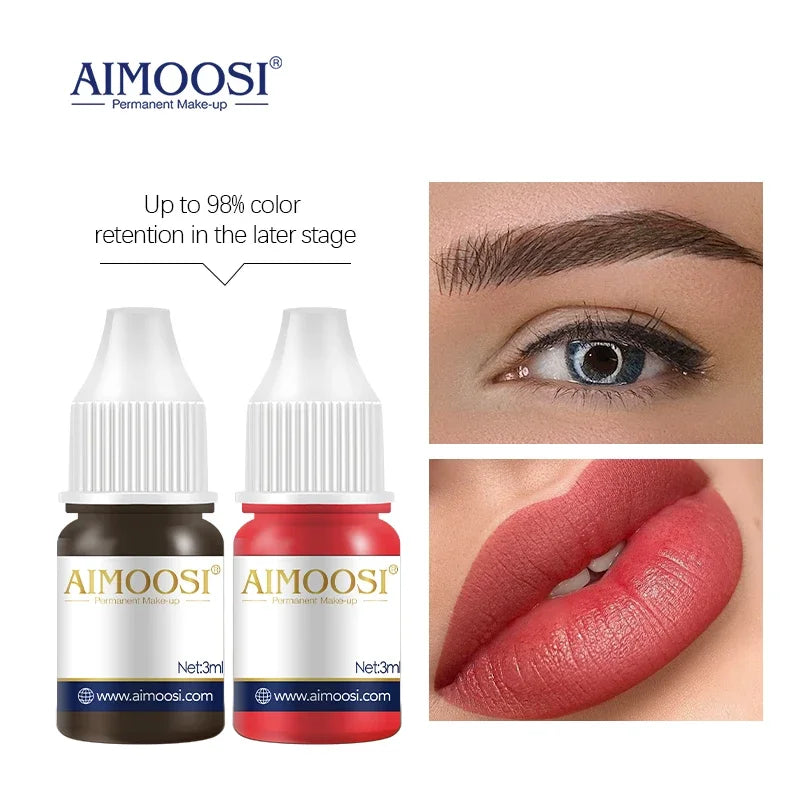 AIMOOSI 3ml Lip & Eyebrow Permanent Makeup Pigments - Mrmora