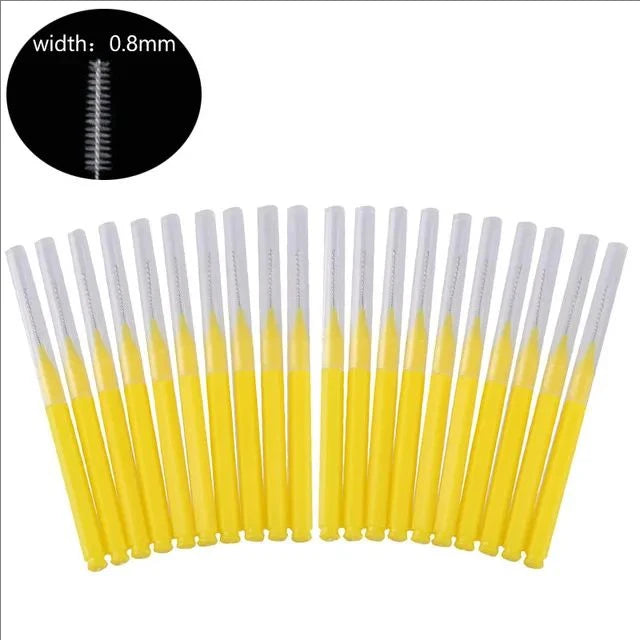 20 Pcs Disposable Eyebrow & Lash Brushes - Mrmora