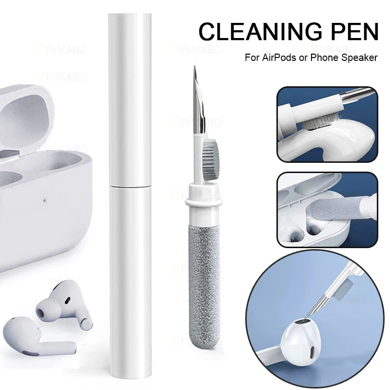 Bluetooth Earphones Cleaning Kit – Durable Cleaner for AirPods & Earbuds - Mrmora