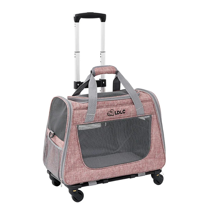 Portable Pet Travel Trolley - Mrmora