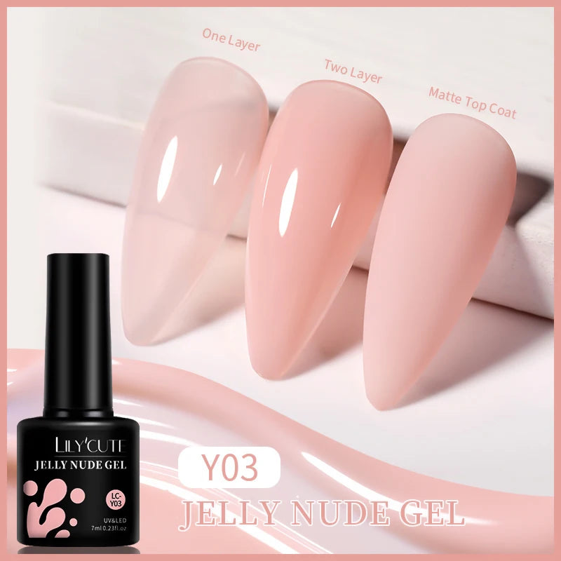 LILYCUTE 100 Colors Nail Gel Polish - Mrmora