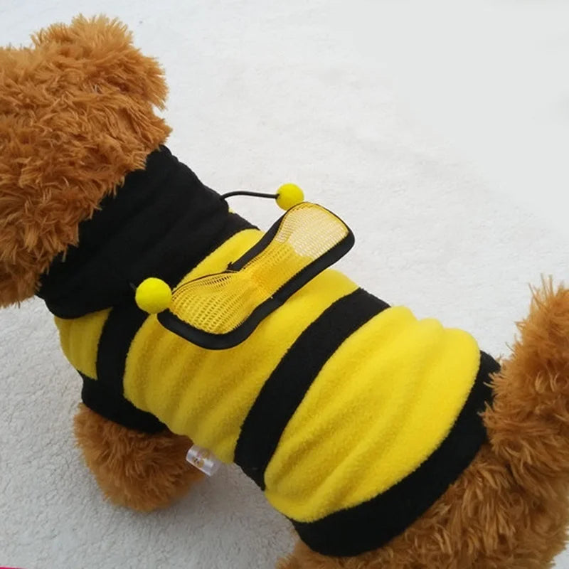 Bee Pet Fleece Hoodie - Mrmora