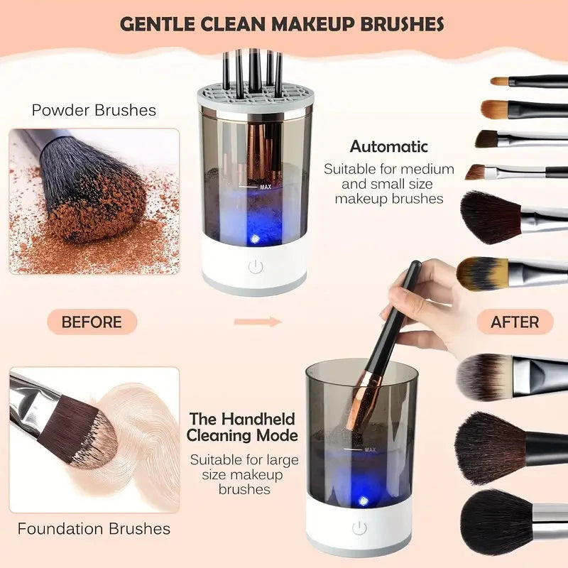 Portable USB Electric Makeup Brush Cleaner - Mrmora